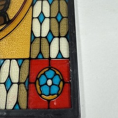 SECUNDUM ARTEM ’76, PHARMACY CELEBRATES AMERICA’S BICENTENNIAL STAINED GLASS
