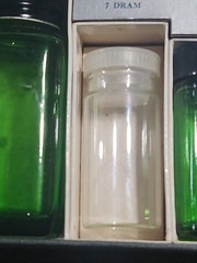 Vintage Owens-Illinois Duraglas Rx Salesman Sample Kit Glass Pharmacy Bottles