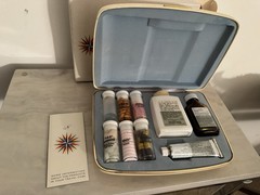 Vintage Upjohn Doctor’s Travel Medical Kit – Pharma Sample Case w/ Og Packaging