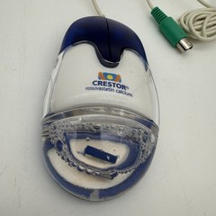 Vintage CRESTOR Pharmaceutical Drug Rep Aqua Computer Mouse Collectible