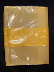 Ortho Tri-Cyclen Drug Rep Pharmaceutical Yellow Vinyl Pouch With Latch Closure