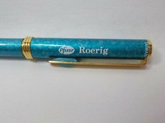 VINTAGE PFIZER ROERIG DIFLUCAN FLUCONAZOLE DRUG REP PEN METAL TAIWAN