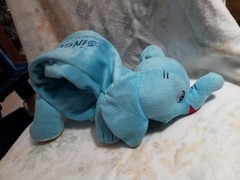 Elephant Singulair 24″ Blue Plush Drug Rep Pharmaceutical Advertising Promo RARE