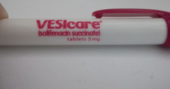 VESICARE Promotional Pen Plastic Medium Weight – Rubberized Grip