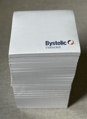 Bystolic Pharmaceutical Drug Rep Post-it Note Pads Sealed 25 Pads