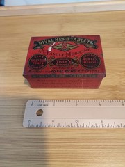 Vintage Herbal Medicine Tin Rival Herb Tablets Montreal Detroit Herbal Remedy