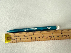 Translucent Blue Lipitor PEN Drug Rep Pharmaceutical Promo Medical Advertising