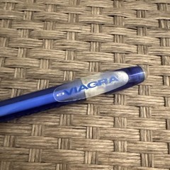Viagra Blue Pharmaceutical Promo Pen Black Ink Tested