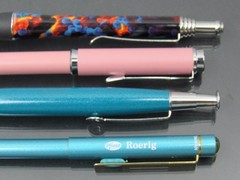 Diflucan Metal PENS Lot Drug Rep Pharmaceutical Promo Fungus Design Pink & Teal