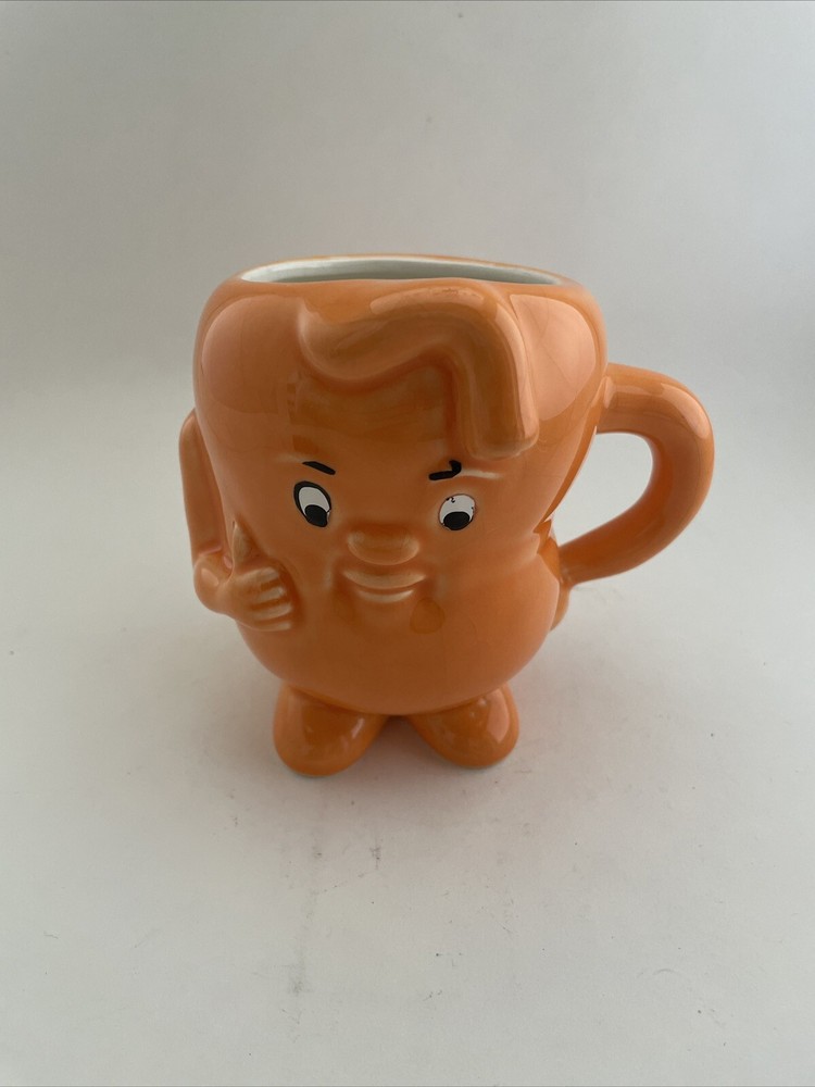 Actos Pharmaceuticals Promotion Ceramic Orange Stomach Mug Anthropomorphic Weird