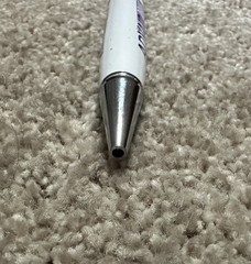 Vintage Advair Pen Drug Rep Advertising Metal Floaty Pen – Works