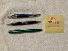 VINTAGE LOT OF THREE (3) PFIZER „CELEBREX“ BRAND PHARMACEUTICAL DRUG PROMO PENS