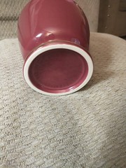 Vintage Eli Lilly LACTUCARIUM Burgundy Apothecary Pharmacy Jar With Insert