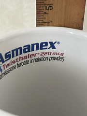 Asmanex Asthma Drug Rep Advertising Coffee Mug Cup – Pharma Promo RARE