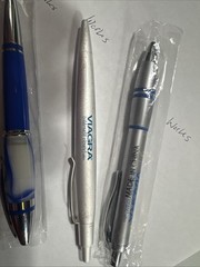 Lot of 3 VIAGRA Pharmaceutical Drug Rep Promotional Pens Metal & Plastic