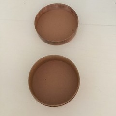 Antique Vintage FRENCH Pharmacie Cardboard Container Jean ANINAT 2 3/4” Round