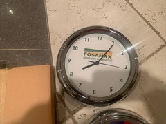 Vintage Metal Clocks Pharma Drug Rep Choice Of 1 Of Fosamax Or Depakote