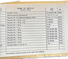 Vintage 1950s Dr. Medical Collectible Narcotic Service Booklet McKesson & Robb