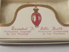 Vintage Pharmacy 50s RX Prescription pill box NEIL SHIPPY’S Grand Rapids, MI EXC