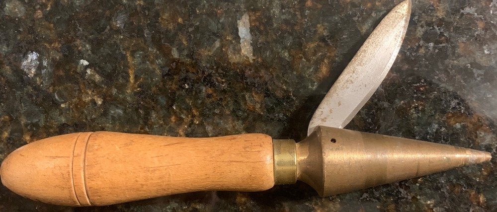 Vintage Apothecary￼ Cork Borer Sharpener Chemist Bottle Wine Display Antique