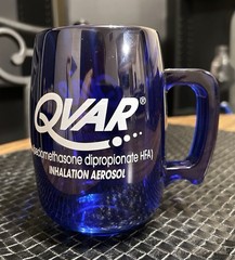 Qvar (Inhalation Aerosol) Pharmaceutical Drug Rep Collectibles Mug