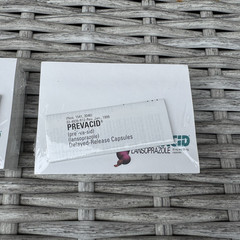 Prevacid Post-it Notes Sealed Lot of 2 -5 Pack Merck Stomach + Literature Insert