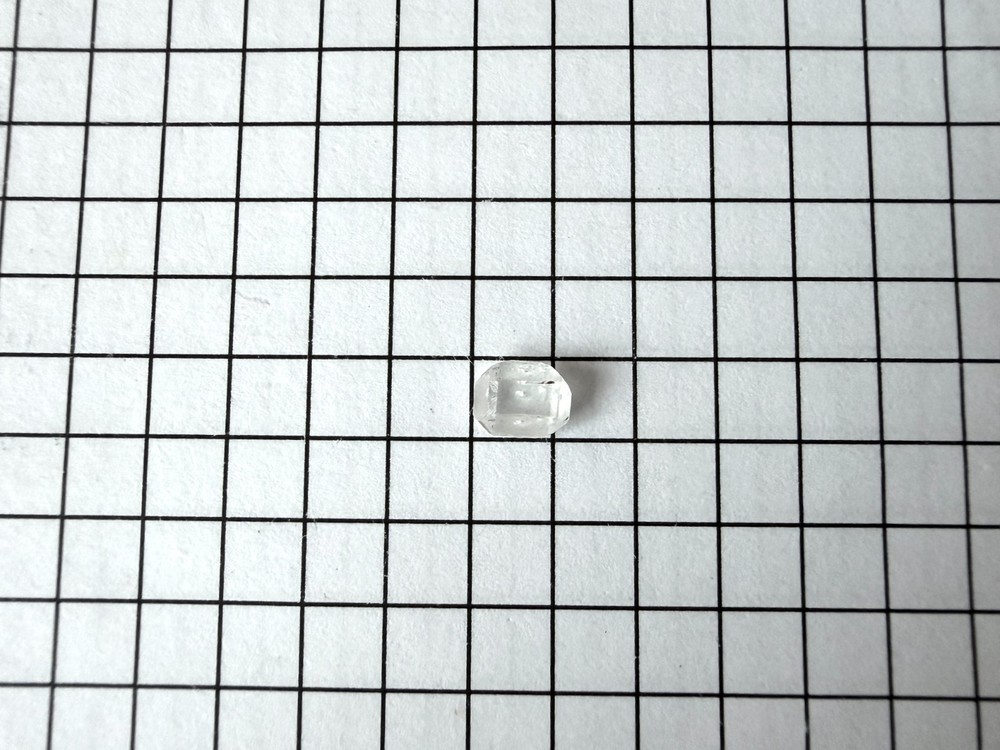 Carbon colourless diamond man-made HPHT 0.165g Periodic Table Element Collection