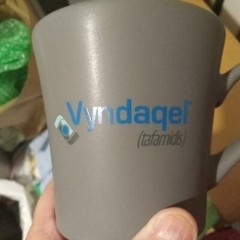 Vyndaqel Pharmaceutical Drug Coffee Mug Cup Cardiomyopathy Heart Medicine RARE