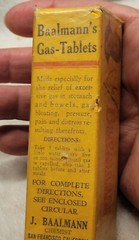 VINTAGE BAALMANN’S GAS TABLETS UNOPENED NICE GRAPHICS ON BOX