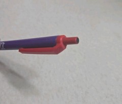 Allegra Ink Click Pen Drug Rep Pharmaceutical Promo Advertising Purple & Red
