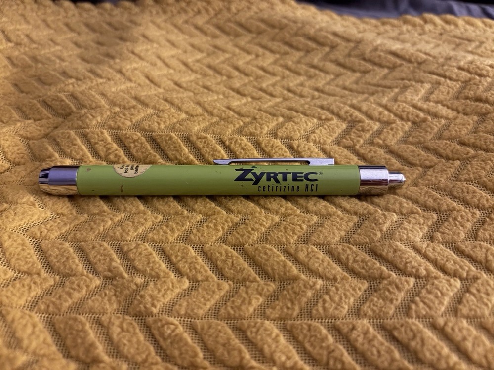Pharmaceutical Drug Rep Promotional Pen Light- Works-Zyrtec