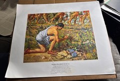 A HISTORY OF PHARMACY IN PICTURES 1954 PRINT#8 Great Gift For Doctor 22″×18″
