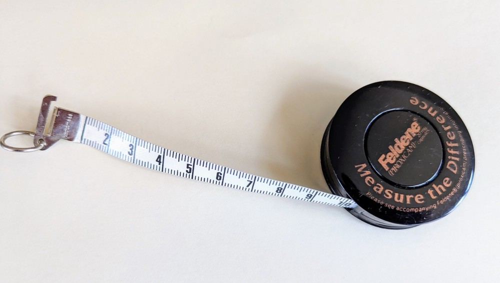 VTG FELDENE Tape Measure Pharma Drug Rep RARE PFIZER ITEM