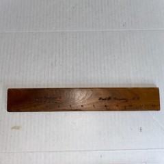 Vintage Tranxene Pharma Collectible Ruler Drug Rep Promo Wooden Personalized