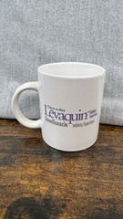 Levaquin Leva-pak Pharma Doctor Giveaway Ceramic Coffee Mug Tea Cup RARE