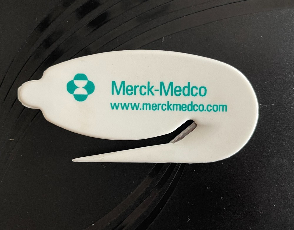 VTG Merck-Medco Pharmaceutical Drug Rep Promo Letter Opener Branded