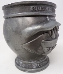 Vintage Pewter Mortar & Pestle Display Only By Schering Corp. 1988