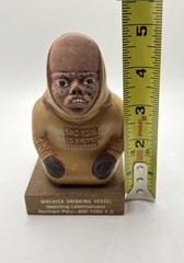 Vintage Schering Pharm. Mayan Advertising Figurine Leishmaniasis Vessel