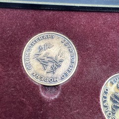 RARE Eli Lilly & Co Coins PIONEERS IN THE FIGHT AGAINST INFECTIOUS DISEASE FRAME