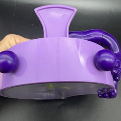Zyrtec Pharmaceutical Advertising Alarm Clock With Purple Gorilla~ Works Good~