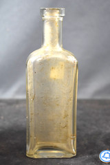 Vintage Medicine Bottle, Glass, Boye Needle Co. Chicago. 3 oz. 6 1/4″ Tall