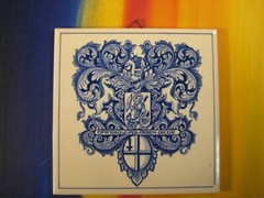 St. George & Dragon City of London Arms Apothecary Tile Repl Burroughs Wellcome