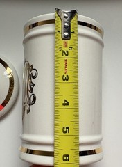 VTG Pharmacy Apothecary EXT OPii (opium extract)Canister Jar Cream & Gold Owens