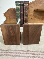 Lilly Mini Apothecary Bookends Pharmacist Darvocet Pain Med Advertisement VTG
