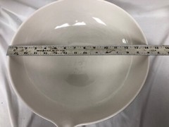 very large Coors Lab Evaporating Bowl 14” porcelain