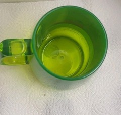 Symbicort Pharmaceutical rep Plastic Mug, Green