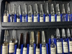 Antique Pocket Ampules Medical Kit Rare Pharmacy Homeopathic Park Davis Detroit