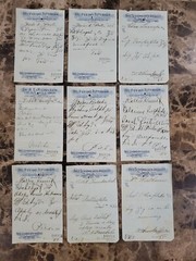 File Box & 97 antique prescriptions (1913) – Opium, Morphine, Dionin, Codeine