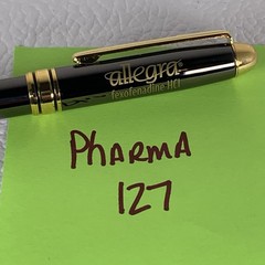 Allegra Twist Heavy Metal Pen Drug Rep Pharmaceutical Promo Original Owner Nice!
