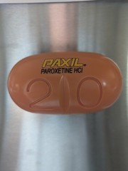 2000s Y2K Paxil Pill Refrigerator Magnet Memo Clip Drug Rep Promo